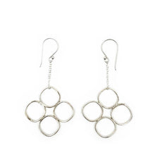 Load image into Gallery viewer, Clover Sterling Silver Earrings
