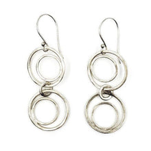 Load image into Gallery viewer, Double Double Sterling Silver Earrings