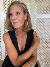 Load image into Gallery viewer, Hoop Sterling Silver Earrings | Handcrafted Jewelry by 4byKaren.com