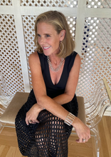 Load image into Gallery viewer, Three Strand Sterling Silver Choker Necklace | Handcrafted Jewelry by 4byKaren.com