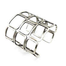 Load image into Gallery viewer, Really Fitting In Sterling Silver Cuff Bracelet

