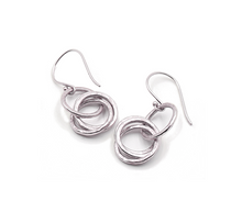 Load image into Gallery viewer, Single-Double Sterling Silver Gold Earrings