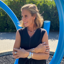 Load image into Gallery viewer, Circle Loops Sterling Silver Necklace | Handcrafted Jewelry by 4byKaren.com