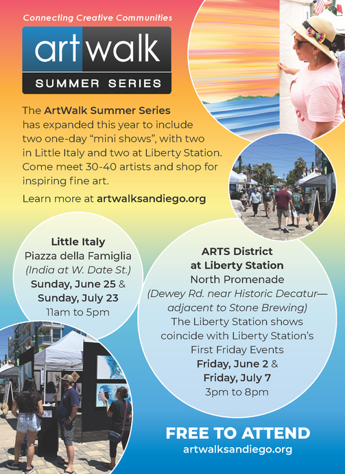 San Diego Art Walk Summer Series is here!