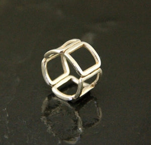 Mid Century Square Ring