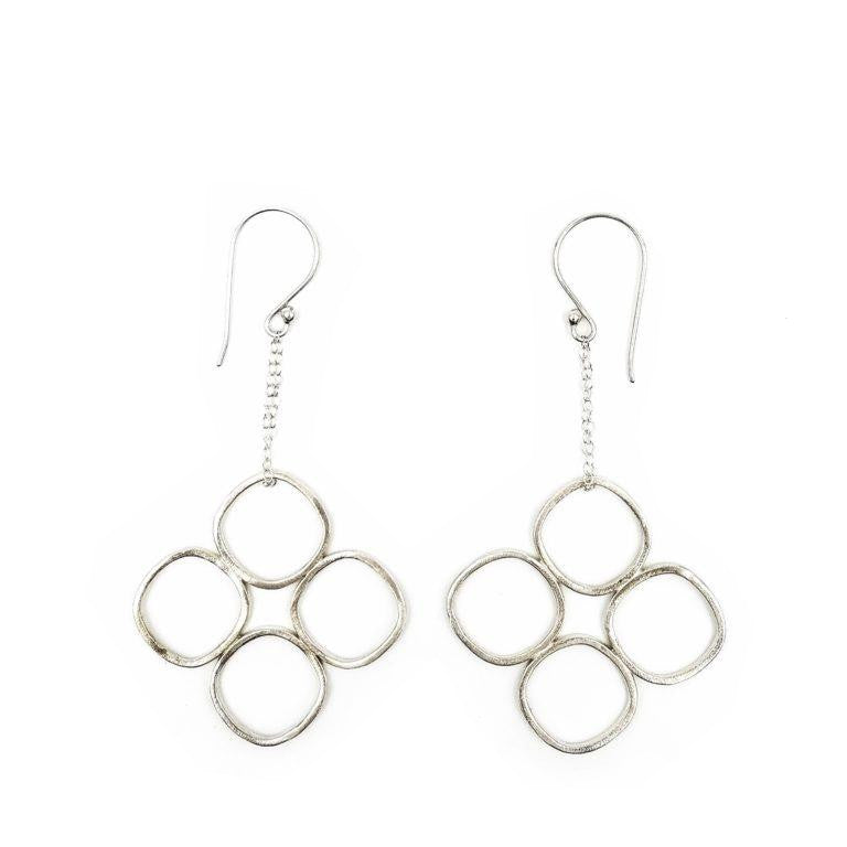 Clover Sterling Silver Earrings