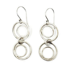 Load image into Gallery viewer, Double Double Sterling Silver Earrings
