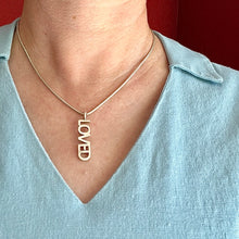 Load image into Gallery viewer, Sterling Silver Affirmation Necklaces
