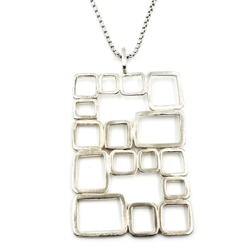 Low Tide Sterling Silver Necklace | Handcrafted Jewelry by 4byKaren.com