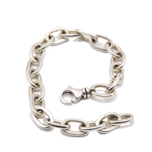 Load image into Gallery viewer, Sterling Silver Oval Chain Cuff by 4byKaren.com
