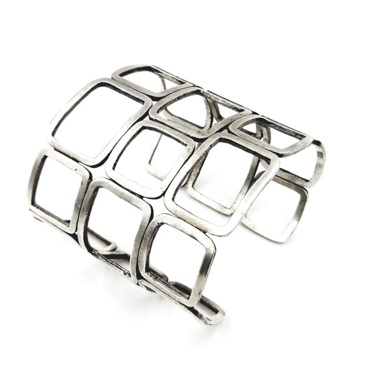 Really Fitting In Sterling Silver Cuff Bracelet