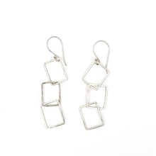 Load image into Gallery viewer, Rectangle Series Sterling Silver Earrings
